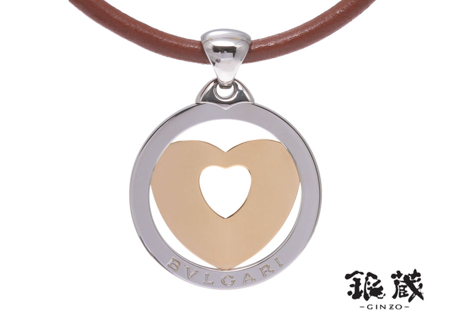 最終価格 ブルガリ チャーム トンド ハート BVLGARI（ブルガリ） 美品 トンドハートチャーム ペンダントトップ 750
