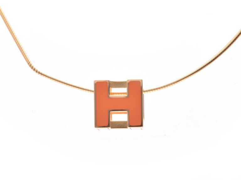 HERMES エルメス ネックレス Hキューブ チョーカー 1005-