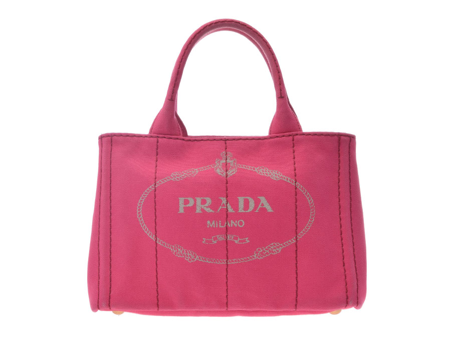 プラダ Prada カナパミニ キャンバス ピンク 高価買取り相場 銀蔵ブランド買取専門店 プラダ バッグ Prada カナパミニ キャンバス ピンク 高価買取り相場 銀蔵ブランド買取専門店