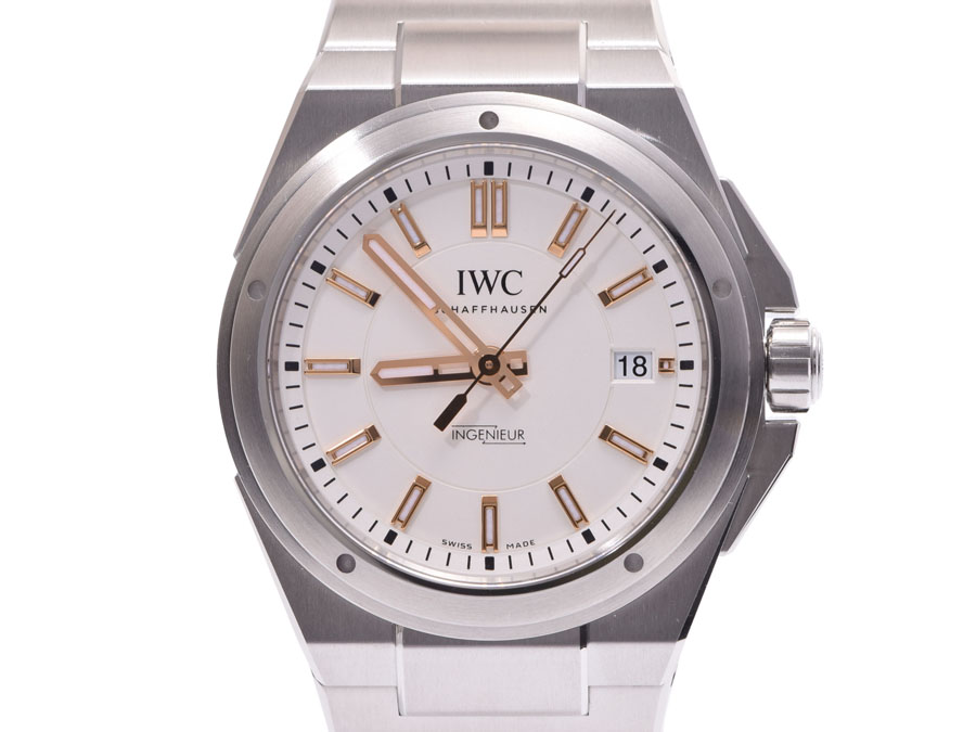 IWC] IWC インヂュニア 白文字盤 IW323906 高価買取り相場 | 銀蔵ブランド買取専門店[IWC 時計] IWC インヂュニア 白文字盤  IW323906 高価買取り相場 | 銀蔵ブランド買取専門店