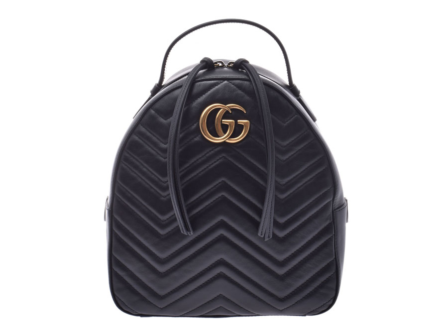 グッチ] GUCCI GGマーモント バックパック 黒 高価買取り相場 | 銀蔵