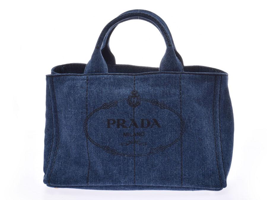 プラダ Prada カナパ 青 1bg642 レディース デニム 2way 高価買取り相場 銀蔵ブランド買取専門店 プラダ バッグ Prada カナパ 青 1bg642 レディース デニム 2way 高価買取り相場 銀蔵ブランド買取専門店