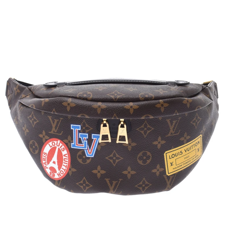 Louis Vuitton Hampstead Shoulder Bag MM Brown Canvas for