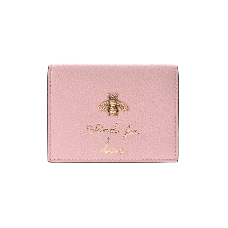 再入荷！】 GUCCI グッチ アニマリエ 蜂モチーフ ピンク ゴールド金具