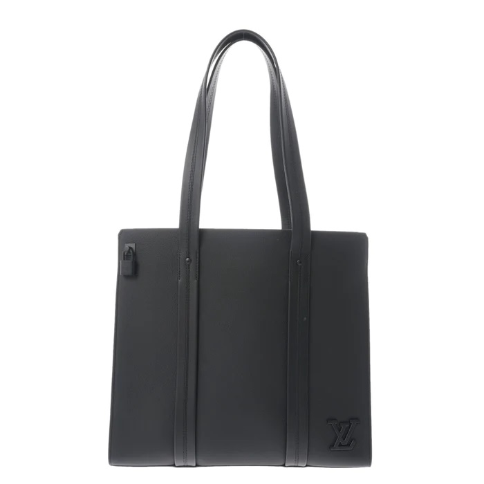 【未使用級】ルイヴィトン アエログラム 証明書有 テイクオフ トートバッグ 黒 ルイ・ヴィトン] LOUIS VUITTON ルイヴィトン アエログラム